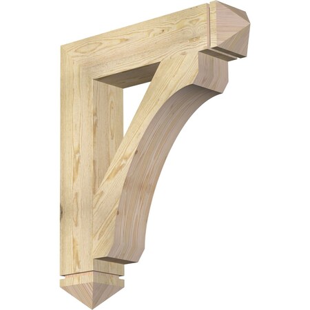 Ekena Millwork Legacy Arts & Crafts Rough Sawn Bracket, Douglas Fir, 6"W x 30"D x 36"H BKT06X30X36LEC03RDF